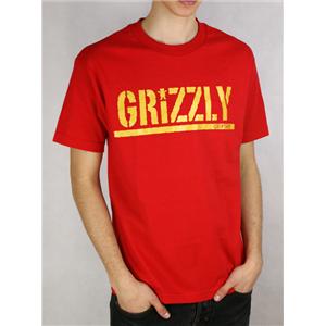 T-Shirt Diamond Grizzly Metallic (red)