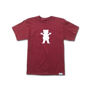 T-shirt Diamond Grizzly Bear Logo Tee (burg)